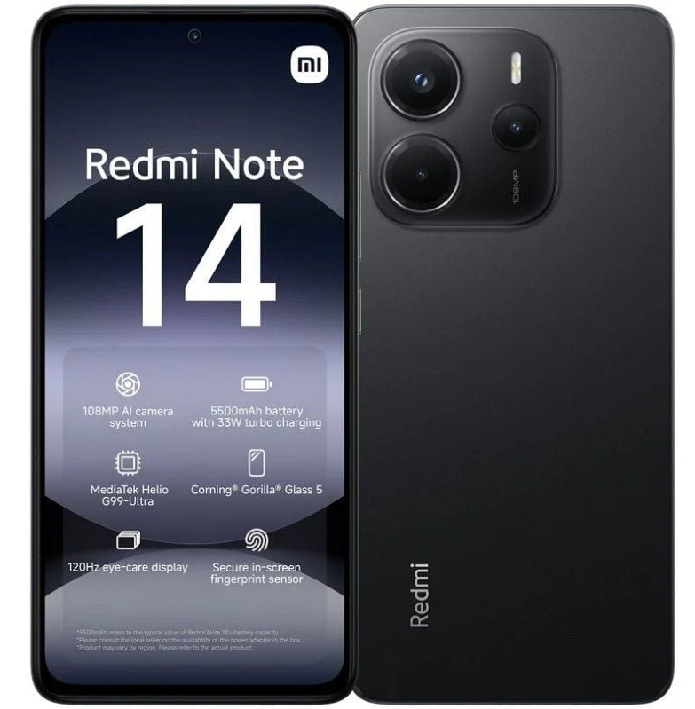 Xiaomi Redmi Note 14 (Negro)